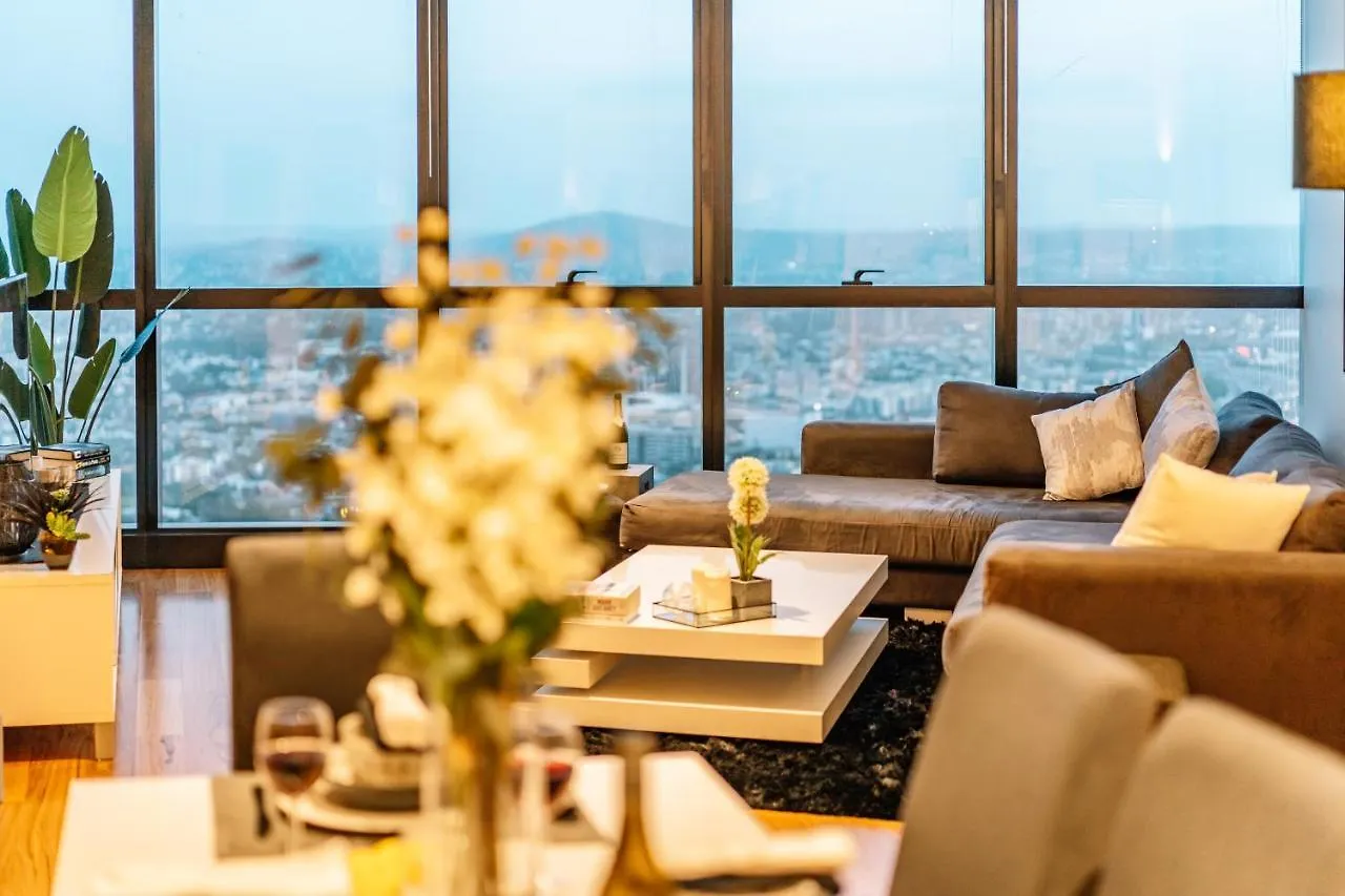 布里斯班 Heavenly Views Above 60F - New Luxury 2Bd/2Bath.酒店 澳大利亚