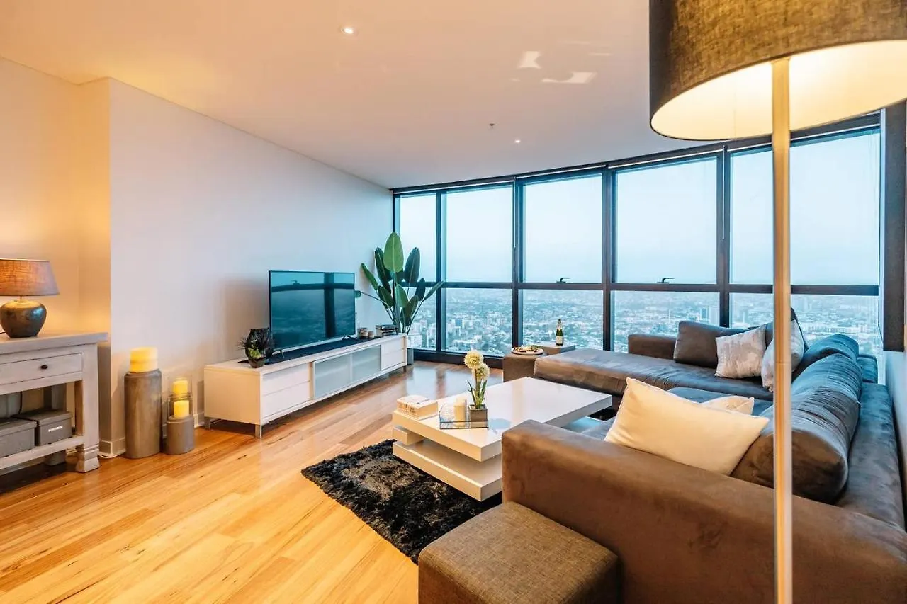 布里斯班 Heavenly Views Above 60F - New Luxury 2Bd/2Bath.酒店 0*,